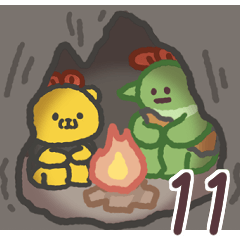 [LINEスタンプ] えびふらい、いいね！11