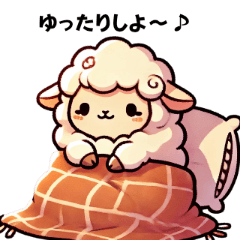 [LINEスタンプ] 迷えるひつじのもふもふ癒し