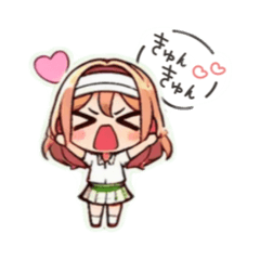 [LINEスタンプ] テニスガール達のメッセージ♡