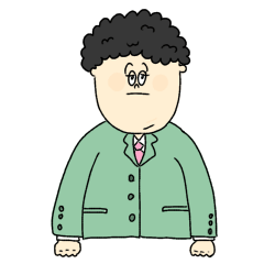 [LINEスタンプ] にじいろおじさん