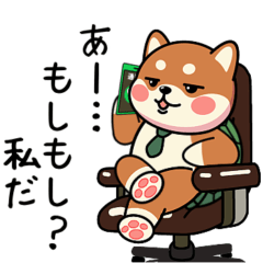 [LINEスタンプ] カメ柴#あると助かる！あいさつスタンプ
