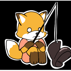 [LINEスタンプ] びっくり狐