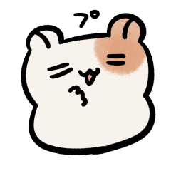 [LINEスタンプ] 煽り煽られハムスターちん