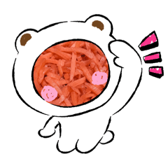 [LINEスタンプ] 紅しょうがスタンプ