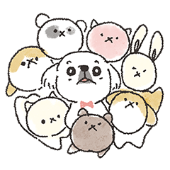 [LINEスタンプ] ユキ★のんびりマイペースなペキニーズ