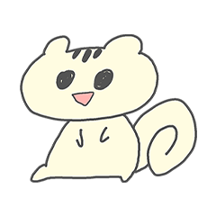 [LINEスタンプ] しまりすしまちゃん