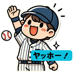 [LINEスタンプ] 高校野球部員スタンプ