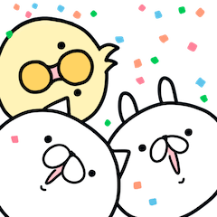 [LINEスタンプ] つかねこうさひよ○あいさつ