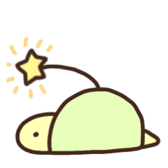 [LINEスタンプ] 動くタイプのかめ2の画像（メイン）