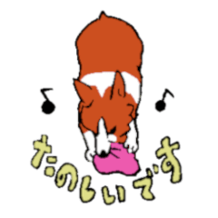 [LINEスタンプ] コーギーあかねのイラストスタンプ2