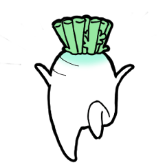 [LINEスタンプ] せくしーだいこん。