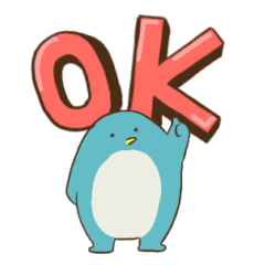 [LINEスタンプ] ライトカラーペンギンの日常スタンプ