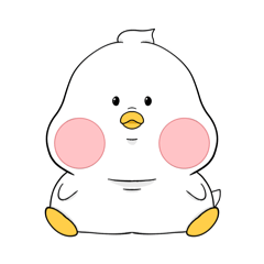 [LINEスタンプ] ぽてぽてあひる