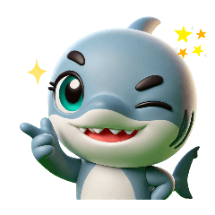 [LINEスタンプ] サメだけど日常系！シャークン第2弾