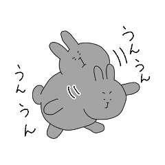 [LINEスタンプ] 使いやすいうさぎとくま、そしてゴリラ