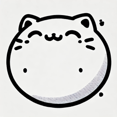 [LINEスタンプ] シンプルもちねこ