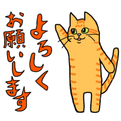 [LINEスタンプ] 丁寧な猫 ちゃぴお