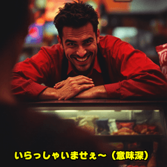 [LINEスタンプ] クセ強め！本音ダダ漏れ店員