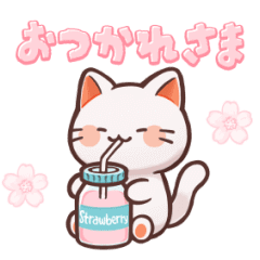 [LINEスタンプ] 動く✿やさしい春スタンプの画像（メイン）