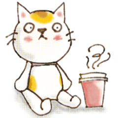 [LINEスタンプ] レトロかわいい✳︎みたらしにゃん