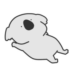 [LINEスタンプ] ゆるっと5 コアラ編