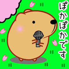 [LINEスタンプ] きゃぴばら【春をお伝えします】の画像（メイン）