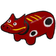 [LINEスタンプ] 手書きのあかべこちゃん1の画像（メイン）