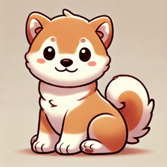 [LINEスタンプ] 柴犬子犬の気持ち