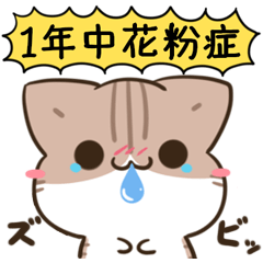 [LINEスタンプ] 毎日五月病なねこたち 春スタンプ2の画像（メイン）