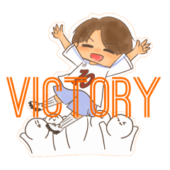 [LINEスタンプ] ⚽️サッカー⚽️ 〜勝利編〜