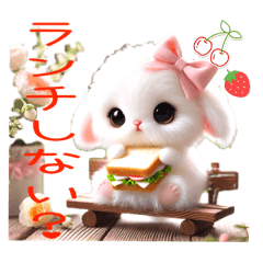 [LINEスタンプ] ふわふわもこもこ動物の赤ちゃんスタンプAI