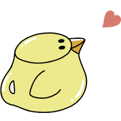 [LINEスタンプ] 動く！トリちゃんポット