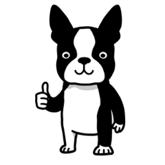 [LINEスタンプ] かわいいボストンテリアのスタンプ(犬)