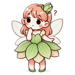 [LINEスタンプ] お花の精・ハルリーナ