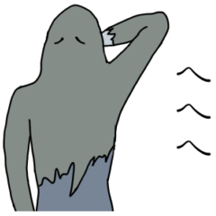 [LINEスタンプ] 波紋のHe2