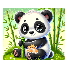 [LINEスタンプ] ぱんだの日常ʕ⁠´⁠•⁠ ⁠ᴥ⁠•̥⁠`⁠ʔ