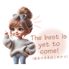 [LINEスタンプ] 心に染みる言葉で励ますギャル♥
