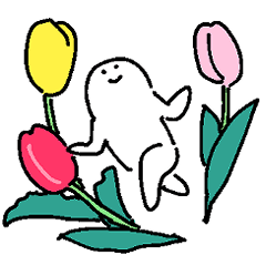 [LINEスタンプ] アメをやろう(春の花)