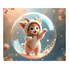 [LINEスタンプ] Cute Cats【猫の動くスタンプ】癒し系