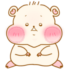 [LINEスタンプ] もちハムちゃんの日常♪の画像（メイン）