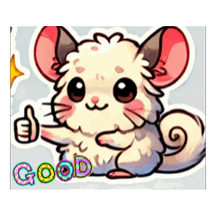 [LINEスタンプ] みんな大好きチンチラ風スタンプ