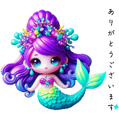 [LINEスタンプ] Sparkling Mermaid  第3弾