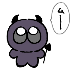 [LINEスタンプ] あくまのムームー