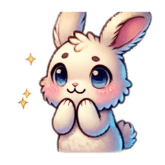 [LINEスタンプ] うさぎさんのきゅるんスタンプ
