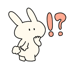 [LINEスタンプ] しろいうさこ