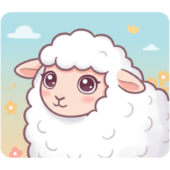 [LINEスタンプ] 可愛い羊！