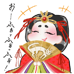 [LINEスタンプ] 日本人形 わらべえちゃんスタンプ その弐