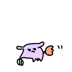 [LINEスタンプ] しっぽチューリップ犬