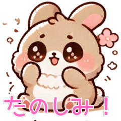 [LINEスタンプ] もふもふ癒しうさぎ スタンプ