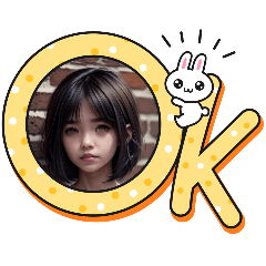 [LINEスタンプ] かわいい娘のスタンプ＠2
